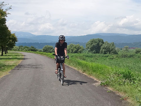 菜の花公園CRを走る