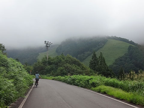 スキーコースが見えた