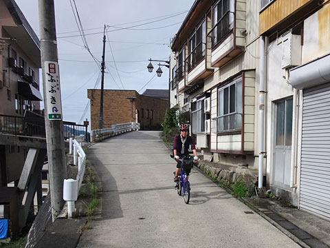 出発直後の下り