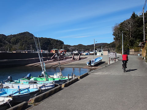 青野川の河口付近