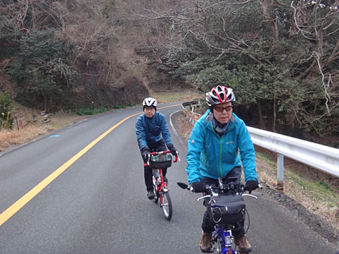 上るサリーナとシュンシュン