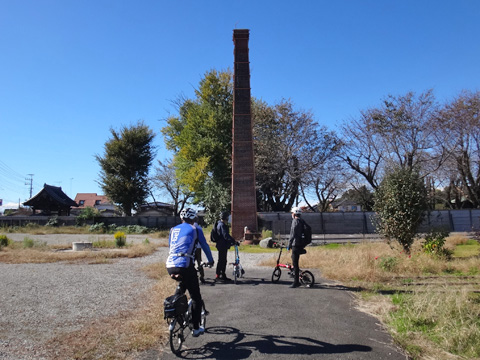 結城酒造の煙突