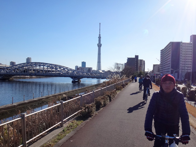 隅田川右岸自転車道