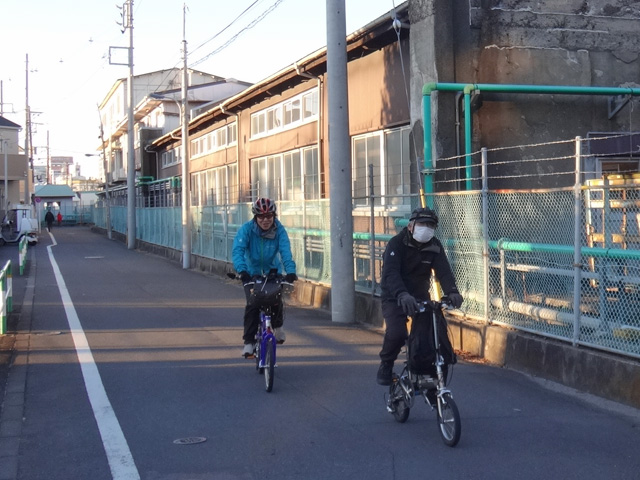 尾久車両センター付近