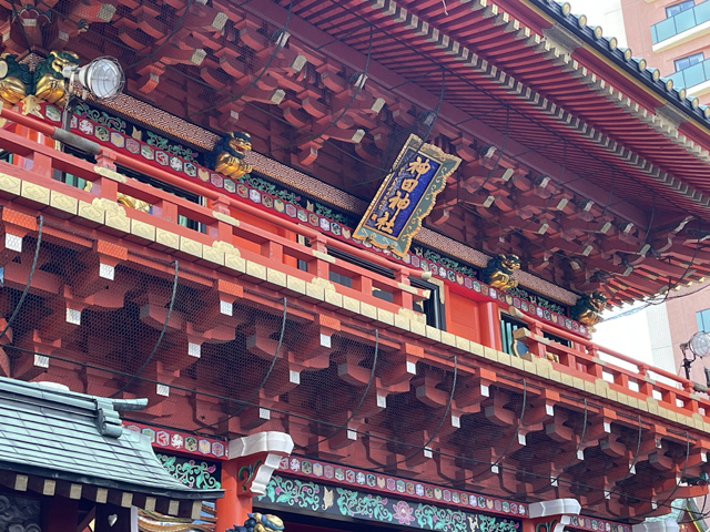 神田明神　隨神門