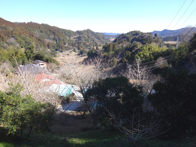 をくづれのピークから東を望む