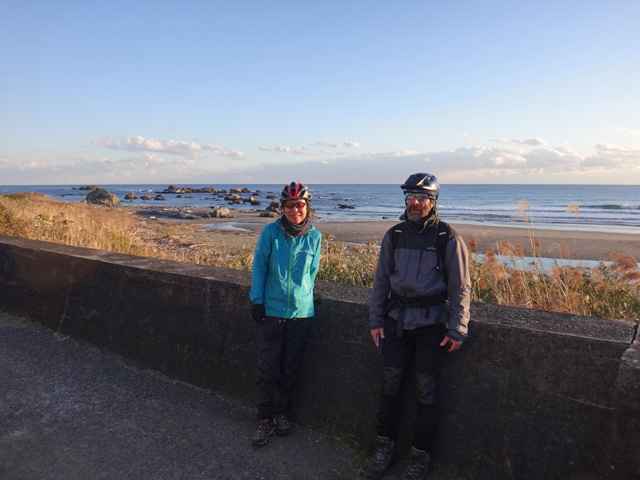 江見海岸のサリーナとコテッチャン