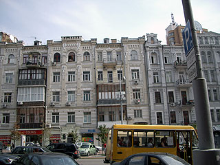 キエフの繁華街