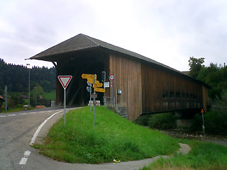 ジークナウ先の木造の橋