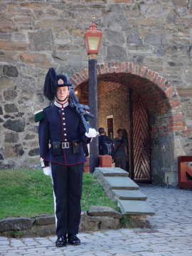 城の入口を守る衛兵
