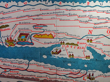 ローマ時代の地図