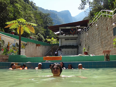 アグアス・カリエンテスの温泉