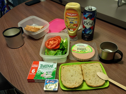 サンドイッチの材料