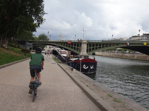 セーヌ川左岸の公園