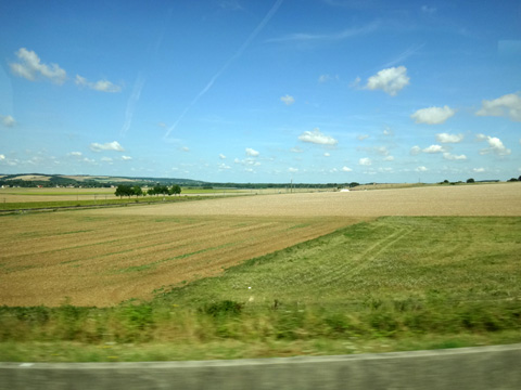 パリ郊外の農地