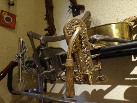 固定式のコルク栓抜き