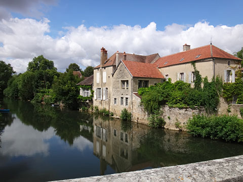 スラン川の眺め
