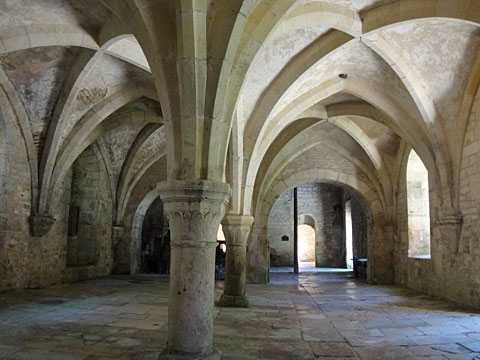 鍛治場の建物内部