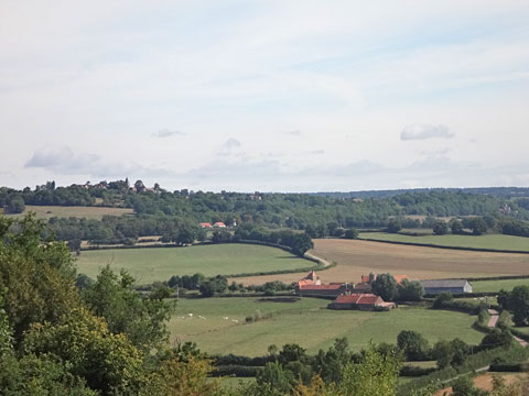 丘の上からの景色