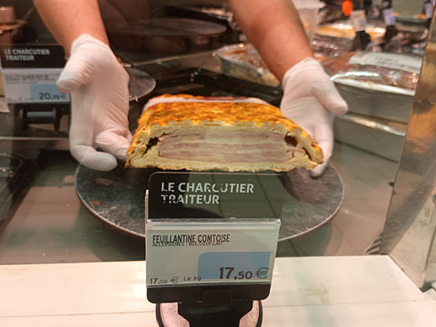 ハムとマッシュポテトのパイ包み