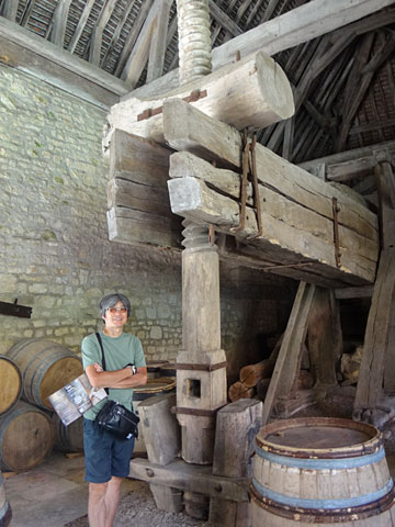 ブドウ圧搾機械