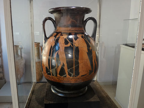 古代ギリシャのワインの壺