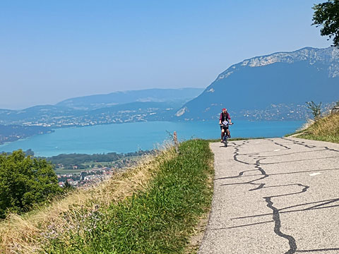 アヌシー湖の最後の景色