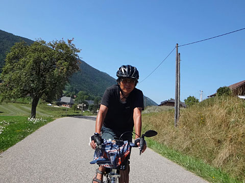 レショー峠を過ぎる