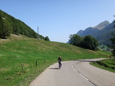 峠の上りに入る