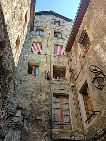 小さな中庭空間