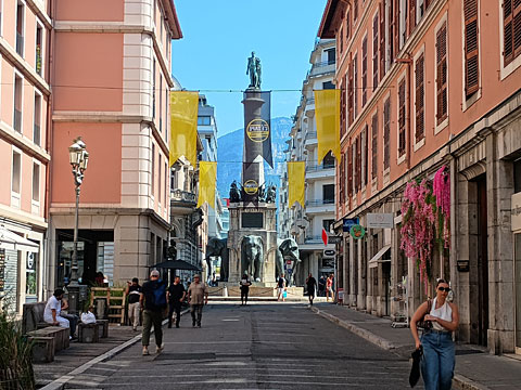 シャンベリー中心部