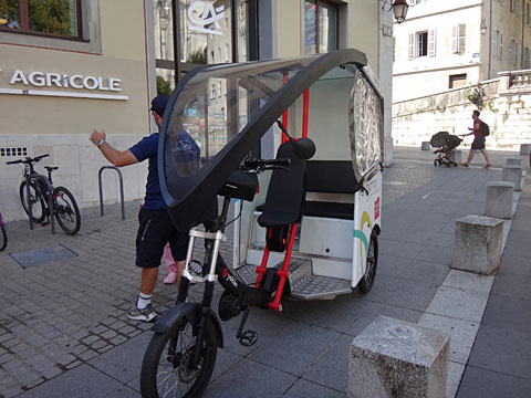 自転車タクシー