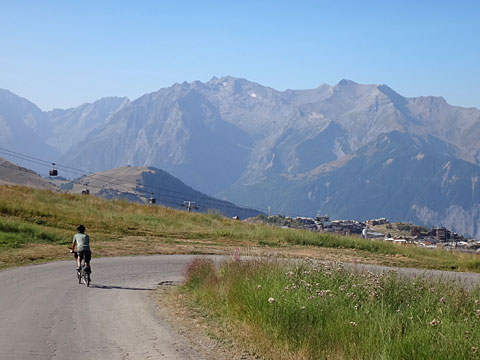 豪快に下るサイダー