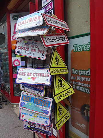 著名な峠のプレート