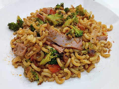 ミニパスタ炒め