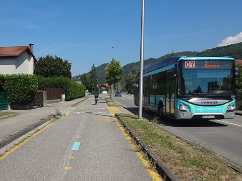 グルノーブルの郊外住宅地