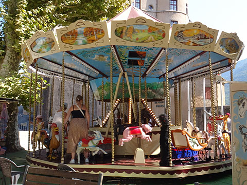 レトロなメリーゴーランド