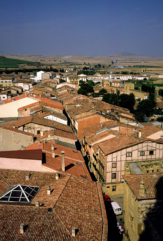 Santo Domingo de la Calzadaの街